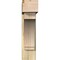 Ekena Millwork Imperial Block Rough Sawn Bracket w/ Offset Brace, Douglas Fir, 8"W x 28"D x 32"H BKT0806X28X32IMP05RDF - alternate 4